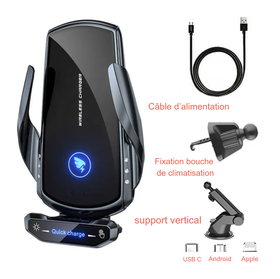 Support de téléphone automatique à recharge par induction