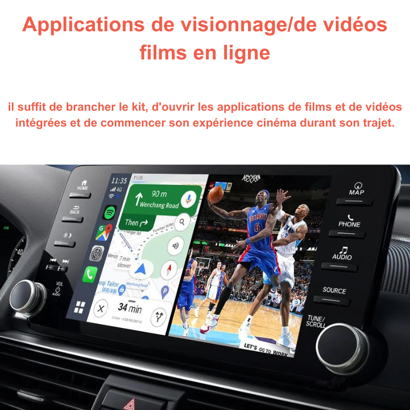 Kit Carplay/Android Auto/Android interface