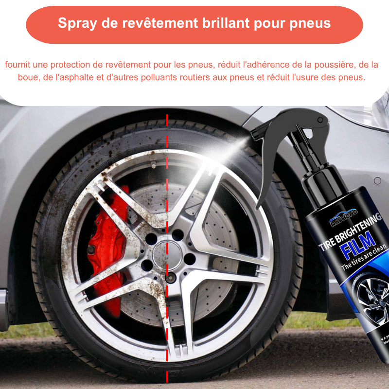 Spray de revêtement brillant pour pneus 100ML