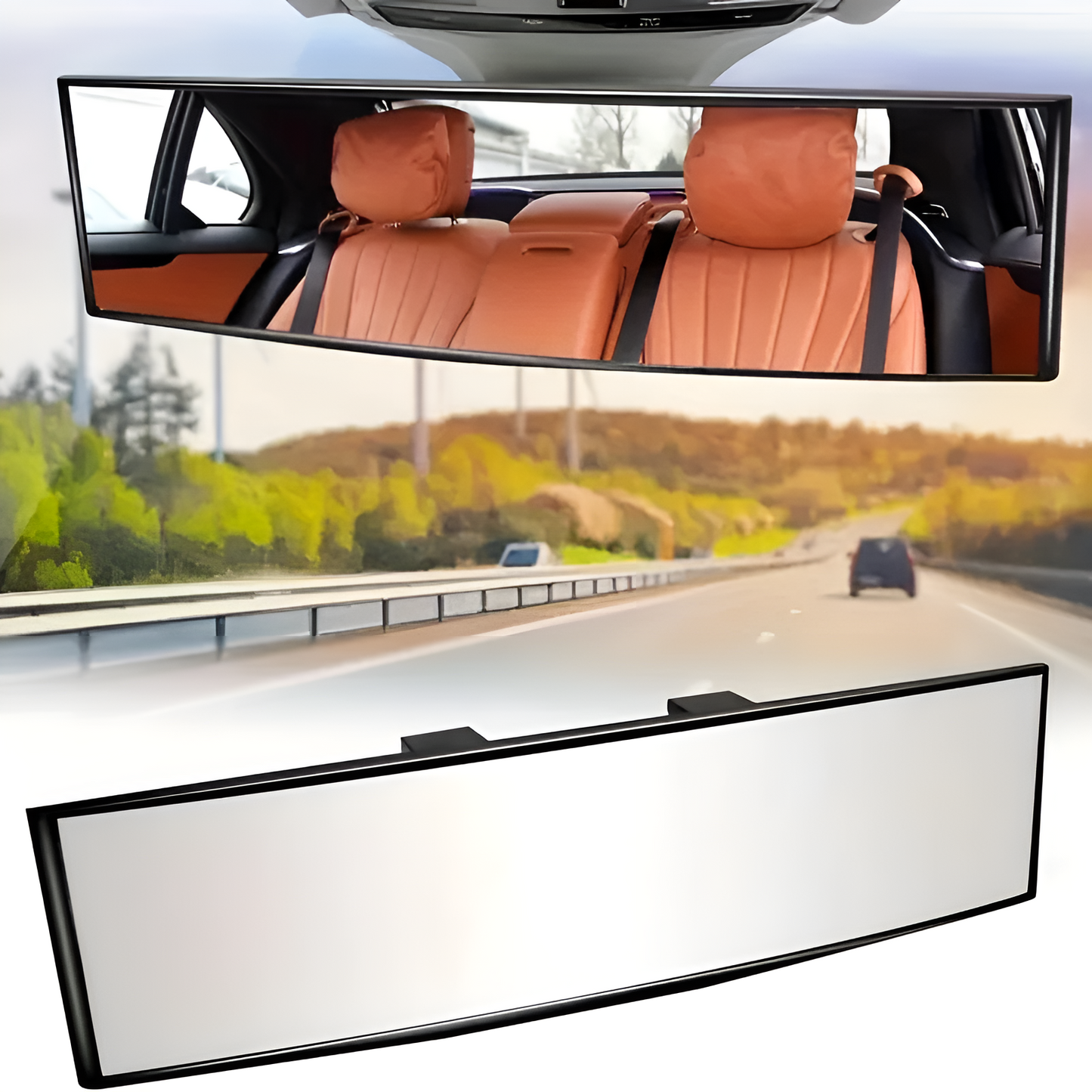 Miroir central grand angle