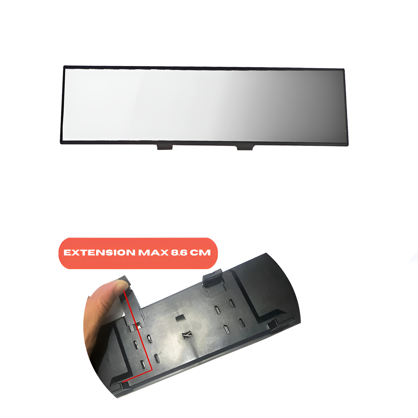 Miroir central grand angle
