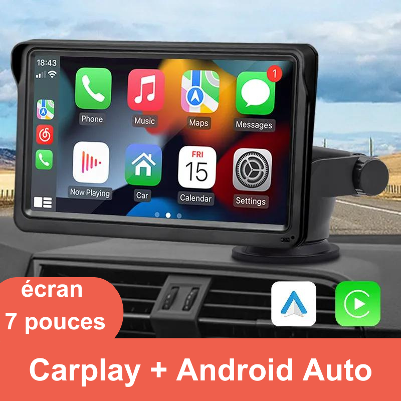 Écran Carplay et Android Auto tactile Bluetooth