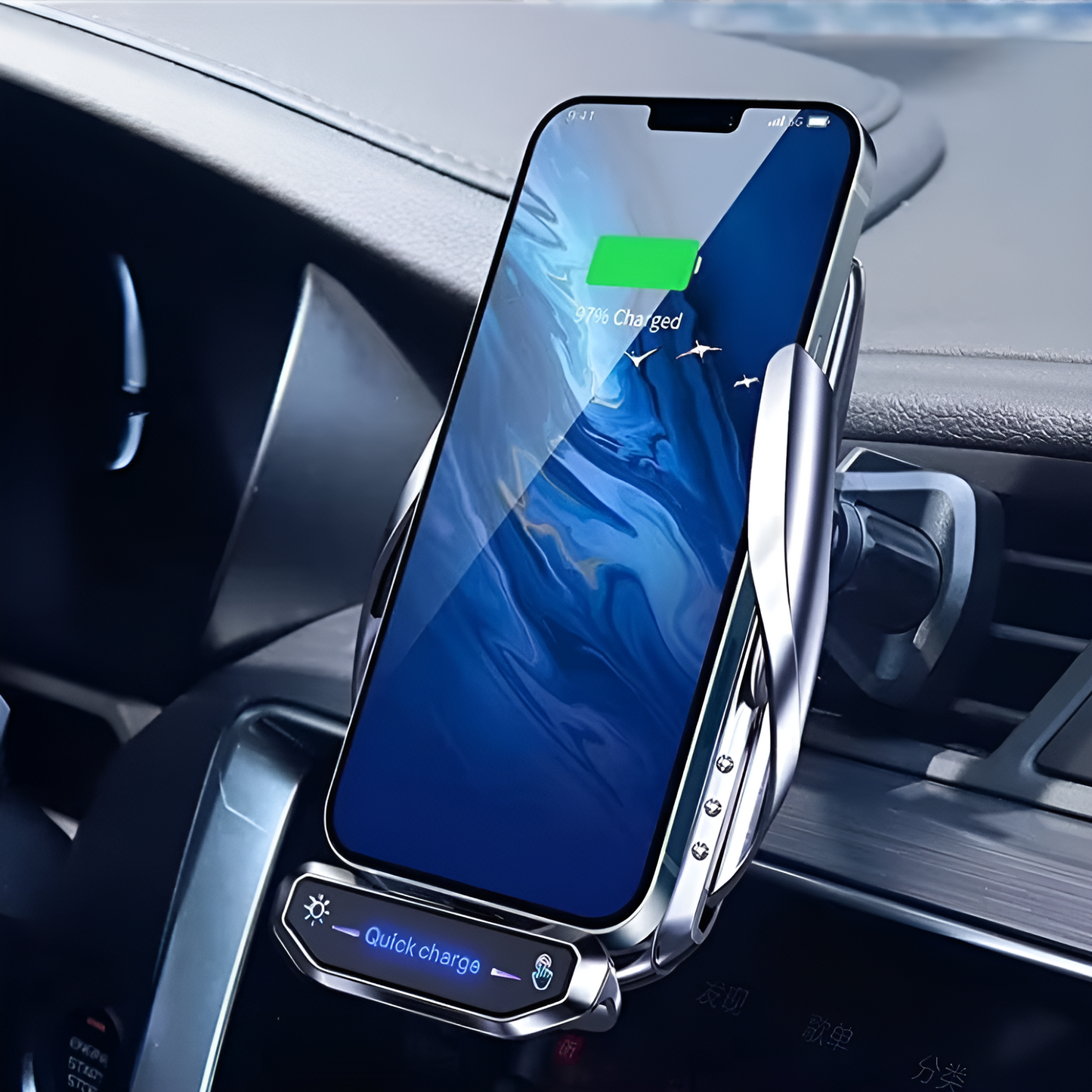 Support de téléphone automatique à recharge par induction
