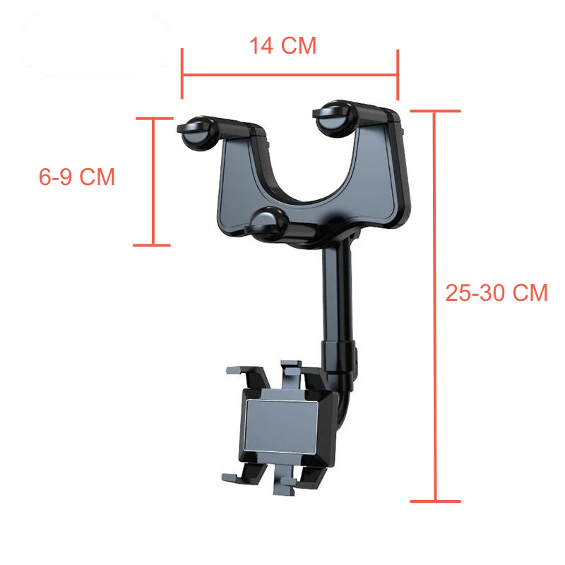 Support de téléphone de miroir central