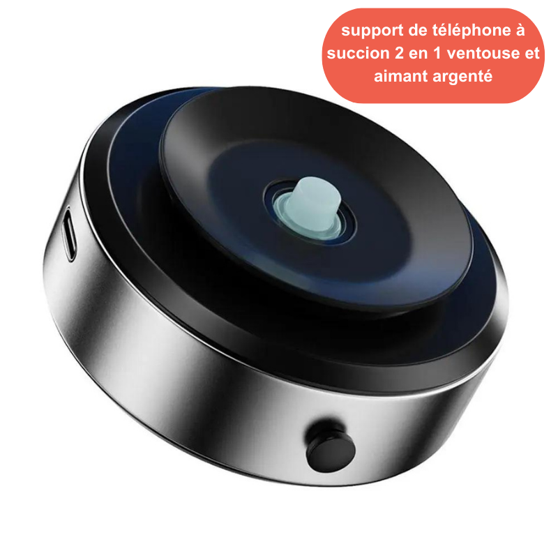 support de téléphone à succion 2 en 1 ventouse et aimant