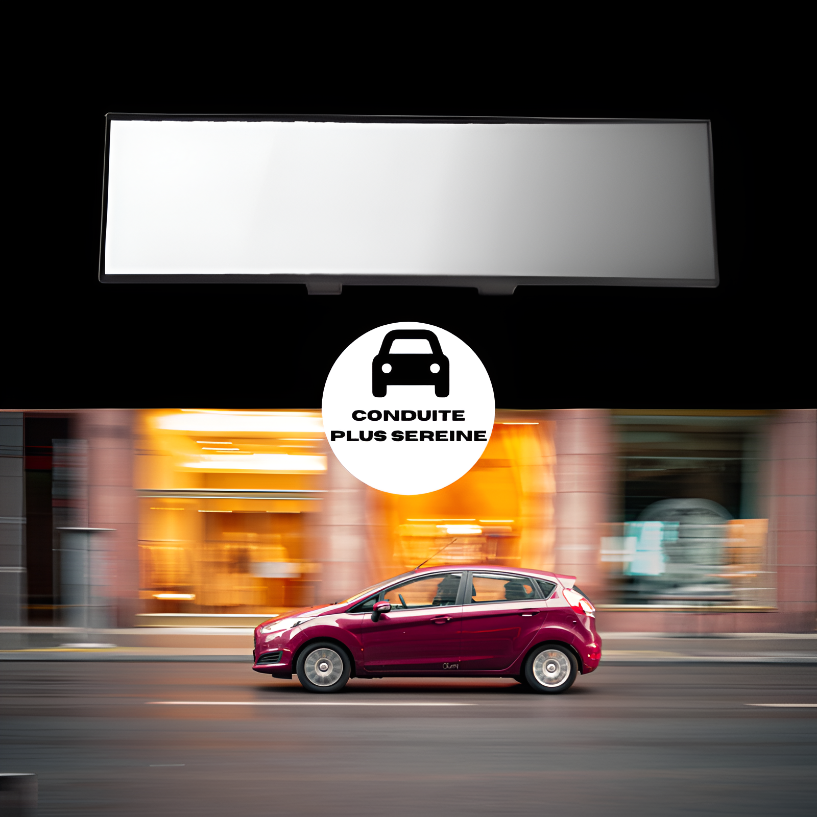 Miroir central grand angle