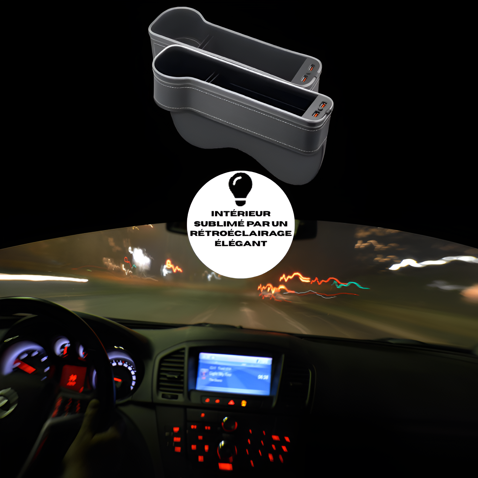 Organisateur d'entre siège multifonctions