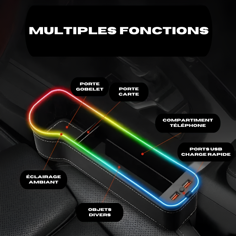 Organisateur d'entre siège multifonctions