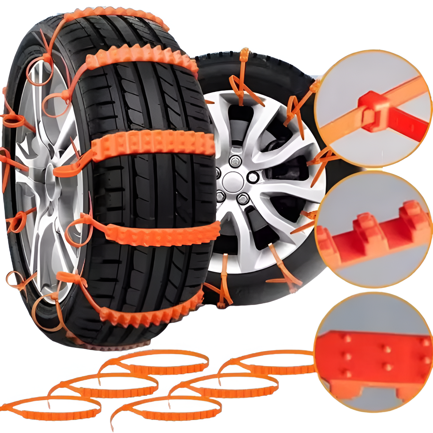 Chaînes de pneus anti-glisse